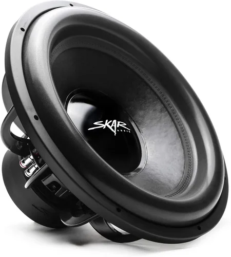 Vista 11 de Skar Audio EVL-8 D4 - Subwoofer para automóvil de 8 pulgadas, 1200 W de potencia máxima, doble 4 Ohm