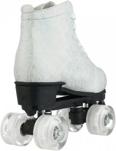 Vista 3 de MilkyWay Patines unisex de doble fila, cuatro ruedas, patines altos, patrón de rayos, para principiantes, mujeres, hombres, niños y niñas