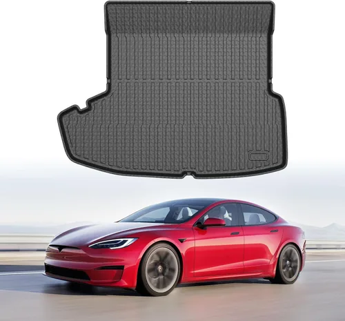 Vista 23 de Mixsuper Forro de carga para Rivian R1S 2022-2024 2025, alfombrilla para maletero para todo tipo de clima, para accesorios R1S, alfombrilla