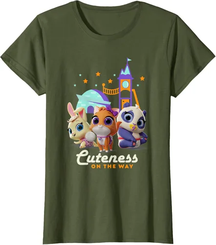 Vista 67 de Disney Camiseta Junior T.O.T.S. Cuteness On the Way Negro