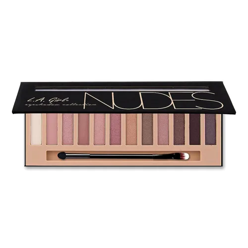Vista 5 de L.A. Girl Colección de caja de sombras para ojos, nudes, 42 oz