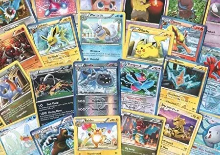 Vista 2 de TCG: cartas aleatorias de cada serie, 100 cartas en cada lote más 7 tarjetas de aluminio gratis de bonificación