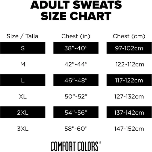 Vista 3 de Comfort Colors Sudadera de cuello redondo para hombre, estilo 1566