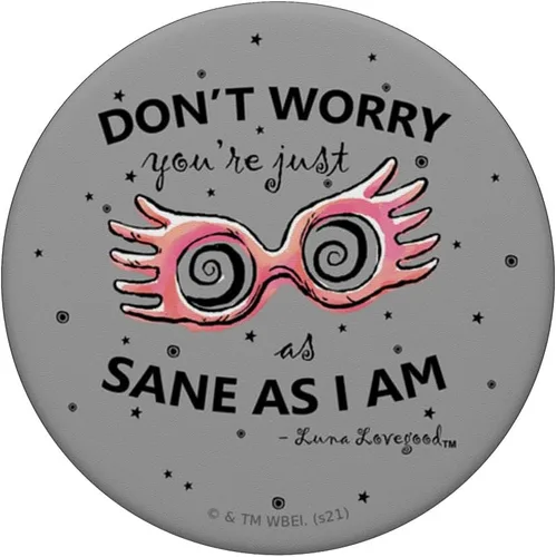 Vista 3 de Harry Potter Luna Lovegood Spectrespecs PopSockets intercambiables PopGrip