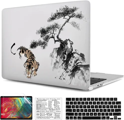 Vista 24 de Funda compatible con MacBook Air de 15 pulgadas 2026 2025-2023 Release M5 A3448 M4 A3241 M3 A3114 M2 A2941, carcasa de plástico duradera