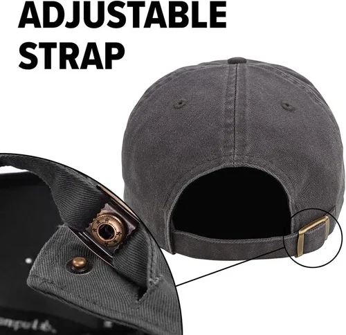 Vista 5 de Popfunk Gorra oficial de Pop Mega Logo Collection Pop Culture Dad La gorra U18 ajustable de ajuste relajado unisex para hombres y mujeres