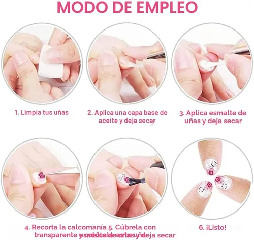 Vista 7 de Calcomanías de arte de uñas de San Valentín, calcomanías autoadhesivas 3D, diseño de corazón romántico, diseño de corazón romántico, calcomanías