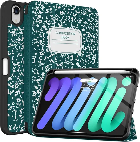 Vista 15 de Soke - Funda para iPad mini (A17 Pro) 7ª/6ª generación (libro negro)