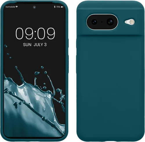 Vista 58 de kwmobile Funda compatible con Google Pixel 7 - Funda de silicona TPU con acabado suave - Piedra antigua