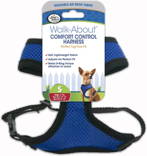 Vista 13 de Four Paws Comfort Control - Arnés para perro, color negro, extra pequeño