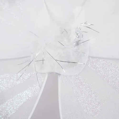 Vista 6 de renvena Conjunto de alas de princesa de ángel de hadas o alas de mariposa para niñas, disfraz de Halloween, fiesta de cumpleaños