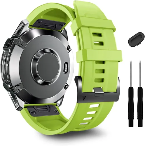 Vista 15 de ZPJPPLX Correa de silicona de ajuste rápido de 0.866 in compatible con Garmin Fenix 8 AMOLED 1.850 in/7 Pro/7/6 Pro/6/5 Plus/5, correas de repuesto