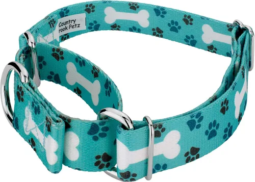 Vista 6 de Country Brook Petz - Collar y correa para perro Martingala Oh My Dog, colección Dog's Life con diseños divertidos (1/2 pulgada, 2XS)