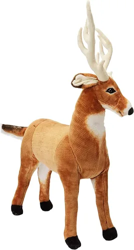 Vista 5 de Ciervo gigante de Melissa & Doug, animal realista relleno, más de 3 pies de largo