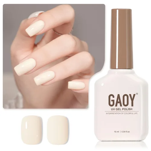 Vista 62 de GAOY - Esmalte de uñas de gel marrón, 16ml de esmalte de gel para quitar por remojo, curado con luz UV para arte de uñas, manicura DIY en casa, 2088