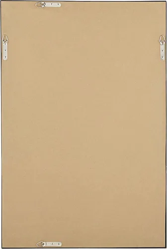 Vista 6 de Uttermost Andrew - Espejo de pared rectangular decorativo para tocador, moderno, marco de metal, ultra delgado, cristal flotante de 24 pulgadas
