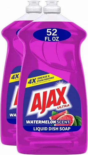 Vista 10 de Ajax Ultra Jabón Líquido para Platos con Fabuloso, Aroma a Lavanda, 52 Oz