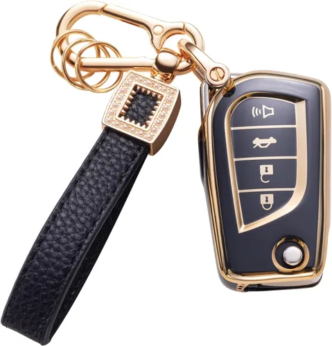 Vista 31 de Funda para llavero Benz, cordón de cuero con protección para llave inteligente, compatible con Clase A, Clase C, Clase G, Clase E y Clase S 2017-2021