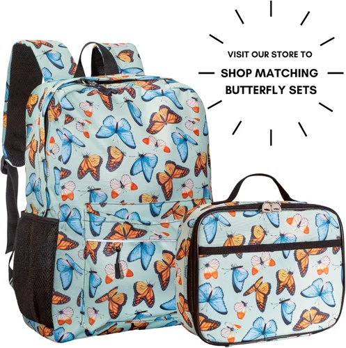 Vista 6 de Lonchera infantil estilo robótica, para niñas, adolescentes, mujeres, bolsa de almuerzo aislada, compartimentos de lados suaves, espaciosos, sin