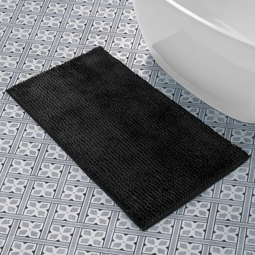 Vista 39 de Laura Ashley - Juego de 2 tapetes de baño de chenilla suave, 20 x 34 pulgadas, color azul