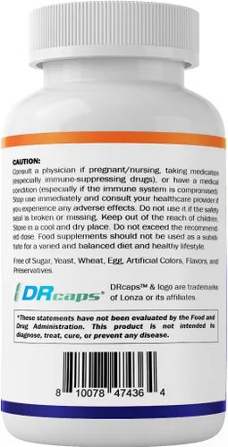 Vista 9 de Vitamatic Saccharomyces Boulardii Probiotic 10B por porción + extracto de levadura (fracción de levadura MOS) 300 mg - 60 cápsulas DR - Fabricado