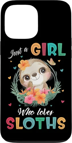 Vista 24 de Just a Girl Who Loves Sloths Case for iPhone 17