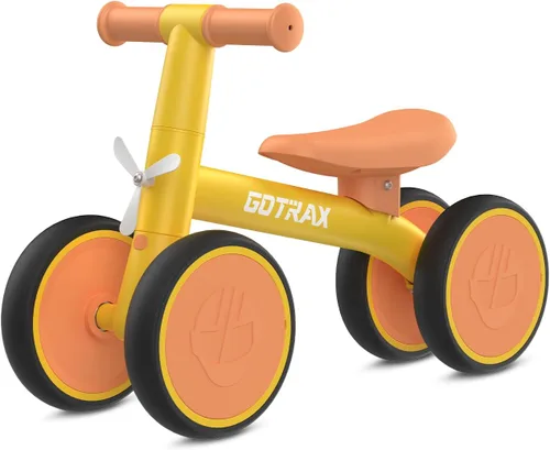 Vista 9 de Gotrax Baby Balance Bike, 7" Silent Wheels, First Gift for Toddlers 1-2 Sturdy Steel Frame, Quick 2-Min Assembly, CPC Certified, Soft Edges, Comfy