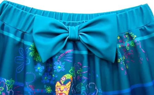 Vista 6 de YQSGT Traje de baño Encanto de dos piezas con volantes y hombros descubiertos para niños con traje de baño Mirabel
