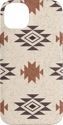 Vista 15 de Funda rústica para iPhone 17 con patrón azteca estilo bohemio occidental