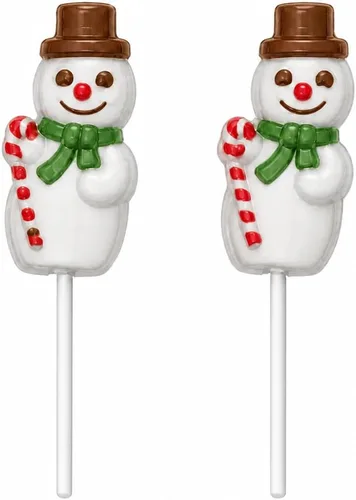 Vista 2 de Molde de muñeco de nieve Lollipop Lollipops Chocolate Candy Mold Navidad 2042