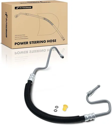 Vista 12 de A-Premium - Conjunto de línea de manguera de presión de dirección asistida, bomba a engranaje Compatible con GMC Sierra 1500 2500, Yukon