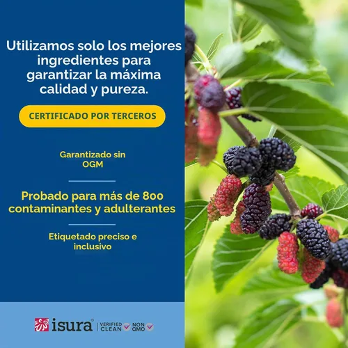 Vista 5 de PGX de Natural Factors, WellBetX Plus Mulberry, 180 cápsulas vegetarianas, 180 cápsulas
