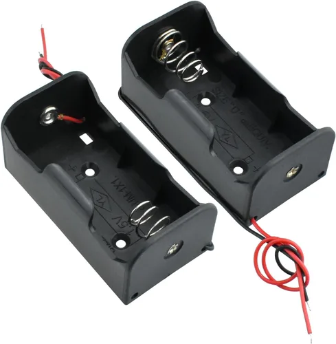 Vista 21 de SDTC Tech Paquete de 2 1 caja de batería de celda C de 1,5 V tamaño C con cables de alambre