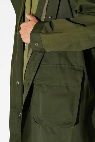 Vista 4 de Not So Ape Parka de gran tamaño, unisex para todo género, fabricada en Japón