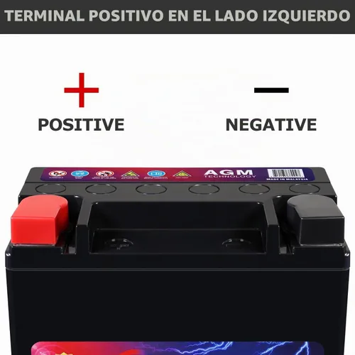 Vista 3 de Mighty Max Battery MM-AUX12 Batería Auxiliar 12 V 12 Ah, 20 RC, 200 CCA Batería AGM recargable para auto
