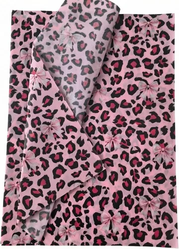 Vista 11 de Papel de seda a granel con patrón de lazo rosa, 25 hojas de 19.7 x 27.5 pulgadas para bolsas de regalo de cumpleaños, boda, manualidades, envoltura