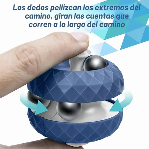 Vista 4 de Orbiit - Juguete de bola de rompecabezas Infinitycube, juguete giratorio, circuito infinito de cambio inverso, juegos de rompecabezas novedosos