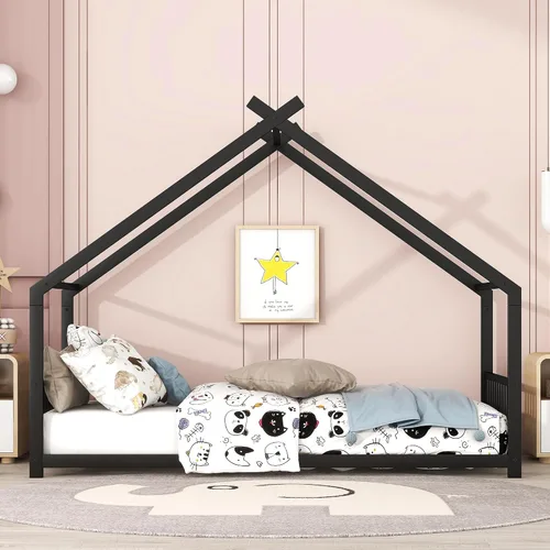 Vista 3 de SOFTSEA Marco de cama de metal doble para niños