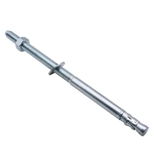 Vista 31 de Anclaje de cuña de 1/2" x 2-3/4", solo para cemento y hormigón, tornillos de acero al carbono galvanizados y pernos de retraso (10 unidades)
