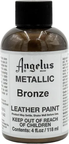 Vista 18 de Angelus - Pintura metálica para cuero, 4 onzas, oro Dorado