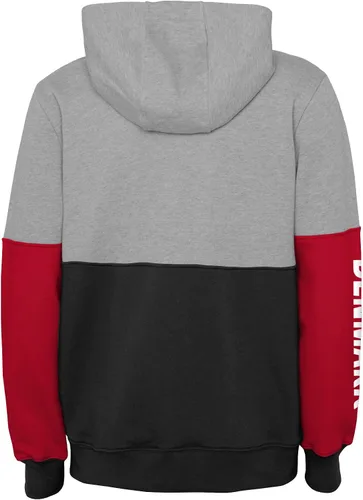 Vista 2 de Outerstuff Sudadera internacional de fútbol para hombre Copa Mundial de la FIFA Panel de contraste de país con capucha de forro polar