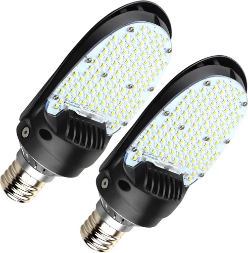 Vista 10 de Bombilla LED de reacondicionamiento de pala, 75 W/95 W/115 W de potencia seleccionable, 16,100 lm 5000 K luz diurna, base Mogul E39, reemplazo