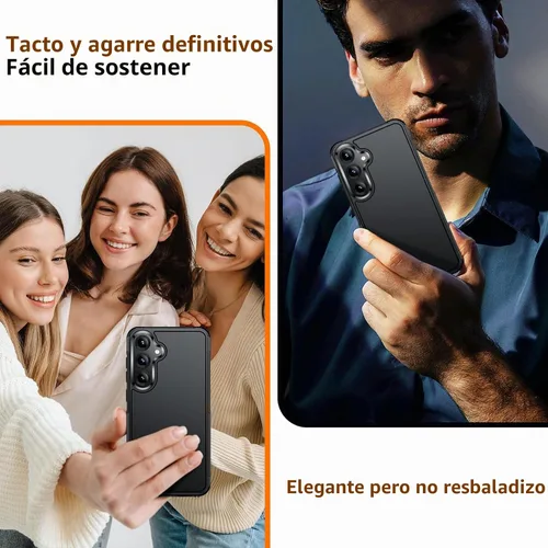 Vista 7 de SPIDERCASE Funda diseñada para Samsung Galaxy S25, [protección contra caídas de grado militar de 10 pies], paquete de 2
