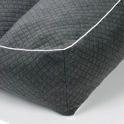 Vista 6 de HOMBYS Almohada de rodilla de espuma viscoelástica triturada para dormir de lado, almohada de 5.5 pulgadas de altura entre las piernas para alinear