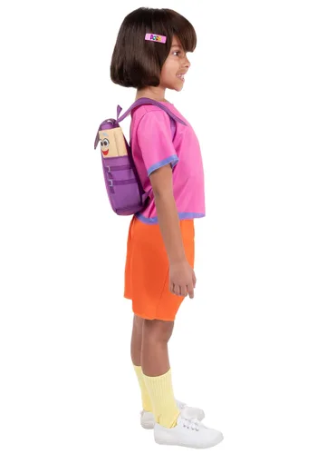 Vista 6 de Disfraz para Niña Pequeña de Dora la Exploradora Multicolor