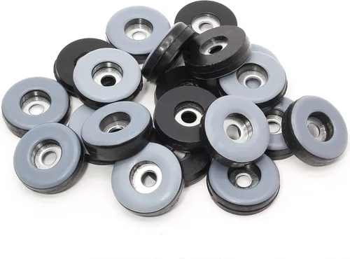 Vista 7 de 20 deslizadores de muebles de 1 pulgada, protectores de suelo de PTFE para sillas autoadhesivas para muebles para suelos de madera dura, alfombras