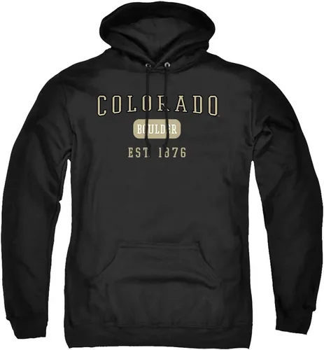 Vista 407 de LOGOVISION Colección de sudaderas con capucha unisex con diseño oficial de Collegiate Est. Date para hombres y mujeres