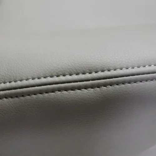 Vista 6 de NLQR Funda de asiento de cuero para parte inferior del conductor y del pasajero, color gris pedernal, compatible con Ford F250 F350 Lariat 2003 2004