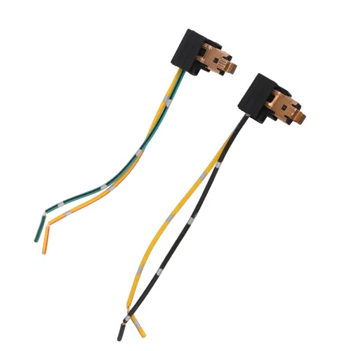 Vista 6 de 2 piezas Conector H1, Arnés de Cableado de Faros Delanteros, Arnés de Enchufe de Bombilla de Luz Antiniebla de 12V-24V, Adaptador de Bombilla