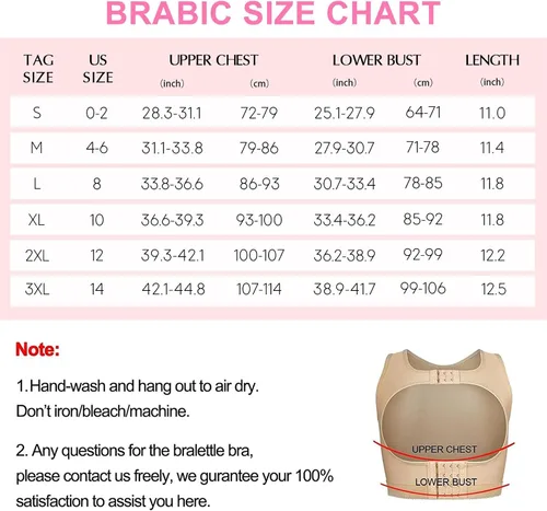 Vista 7 de BRABIC Sujetador push-up moldeador de postura para mujer, soporte de pecho, chaleco moldeador